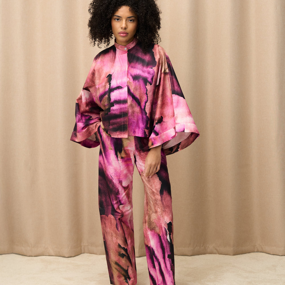 Chemise kimono NADRE - Rose