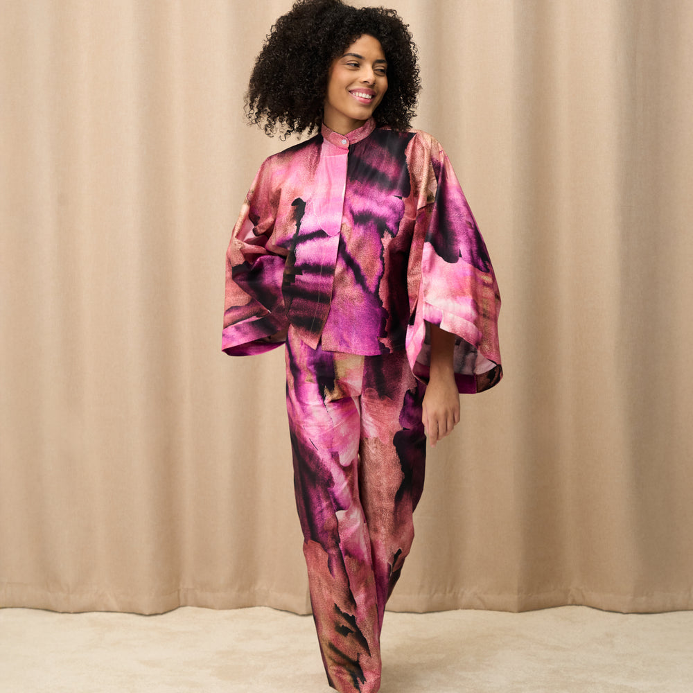 Chemise kimono NADRE - Rose