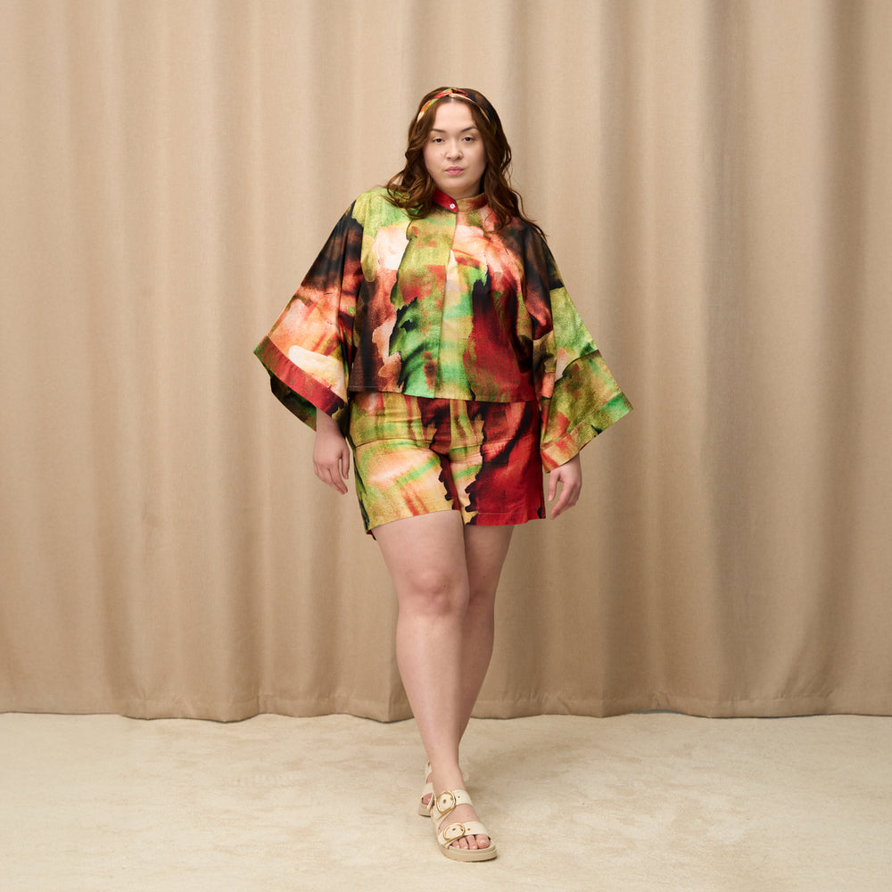 
                  
                    Chemise kimono NADRE - Orange
                  
                